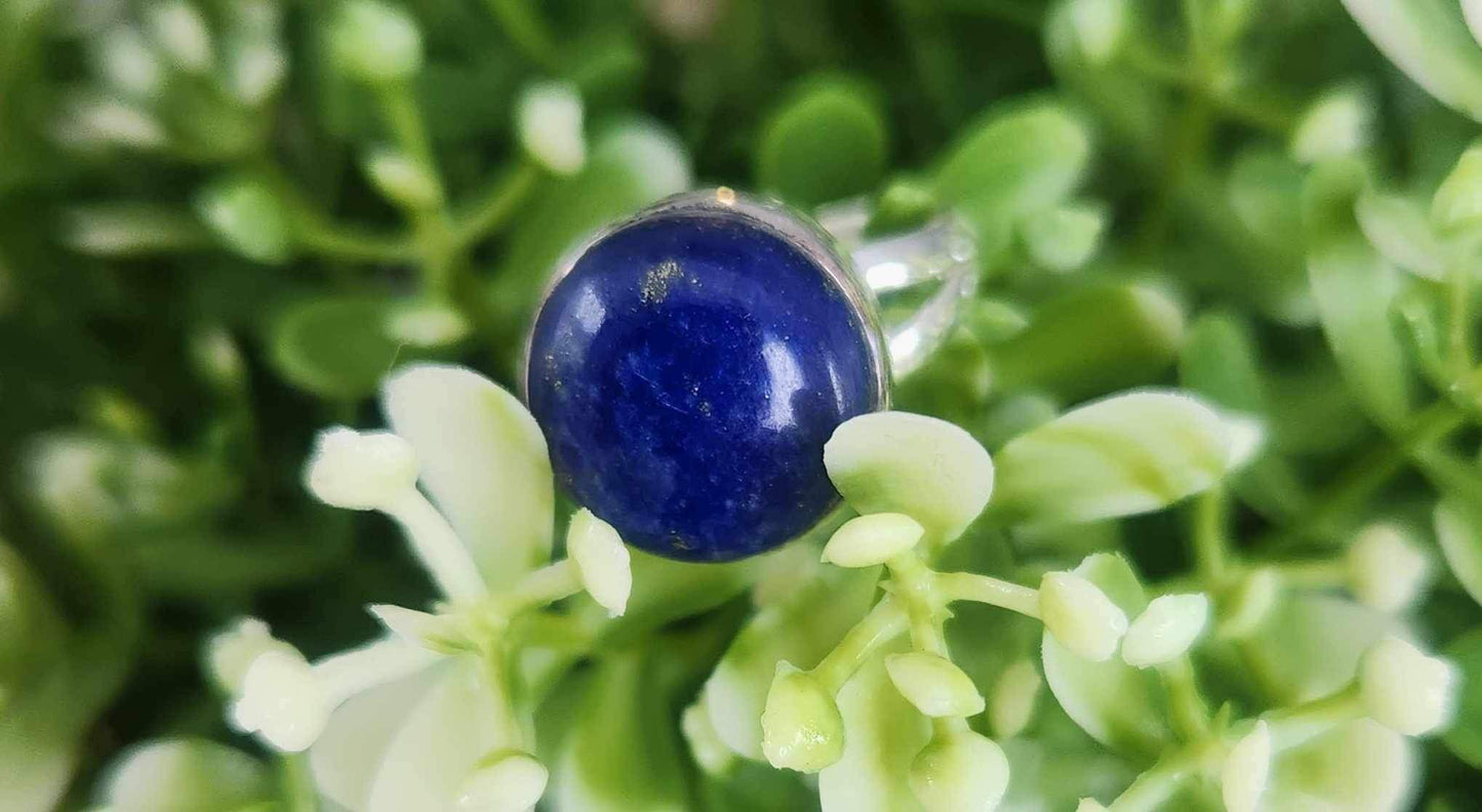 Bague Lapis Lazuli rond - grand