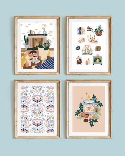 Coffret créatif - kit de peinture à numéro Ambiance Hygge