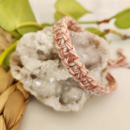 Bracelets ajustables à noeud plat