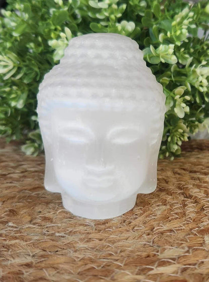 Tête de Bouddha Sélénite