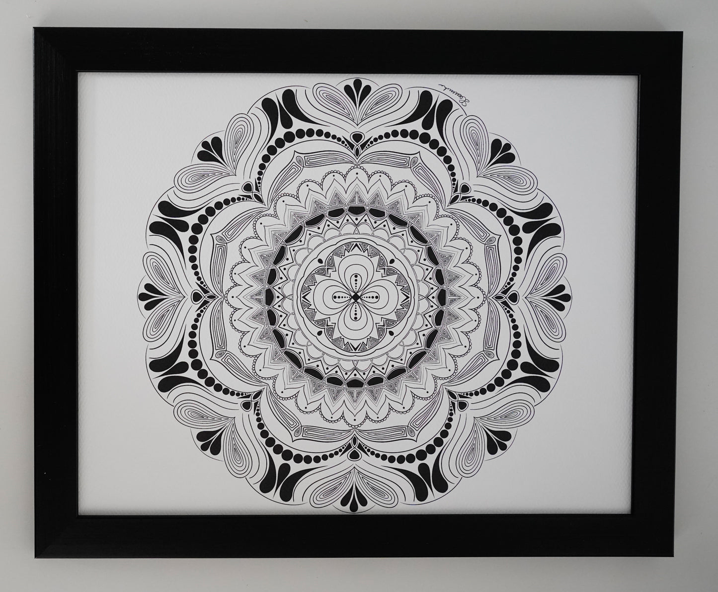 Mandala black and white - 2