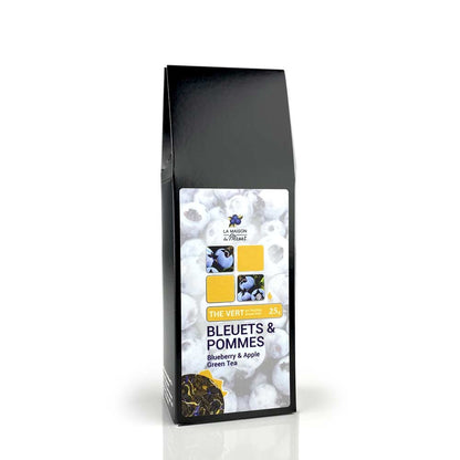 Thé vert Bleuets et pommes 60g