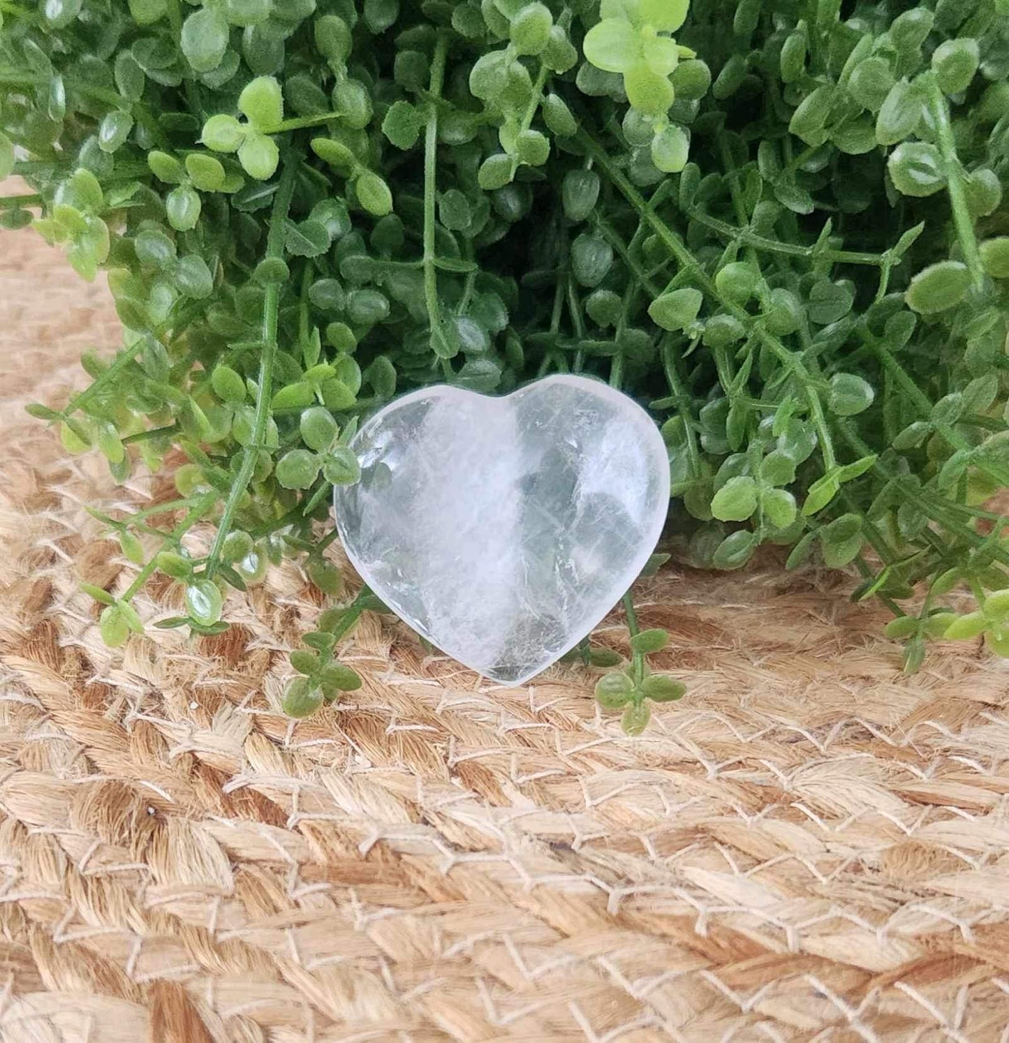 Coeur en Quartz clair