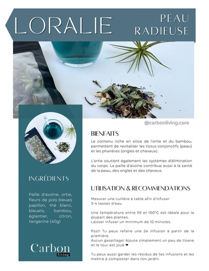 Tisane Loralie - Peau radieuse