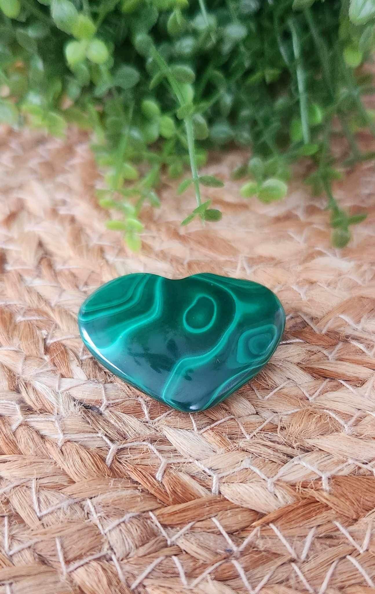 Coeur en Malachite