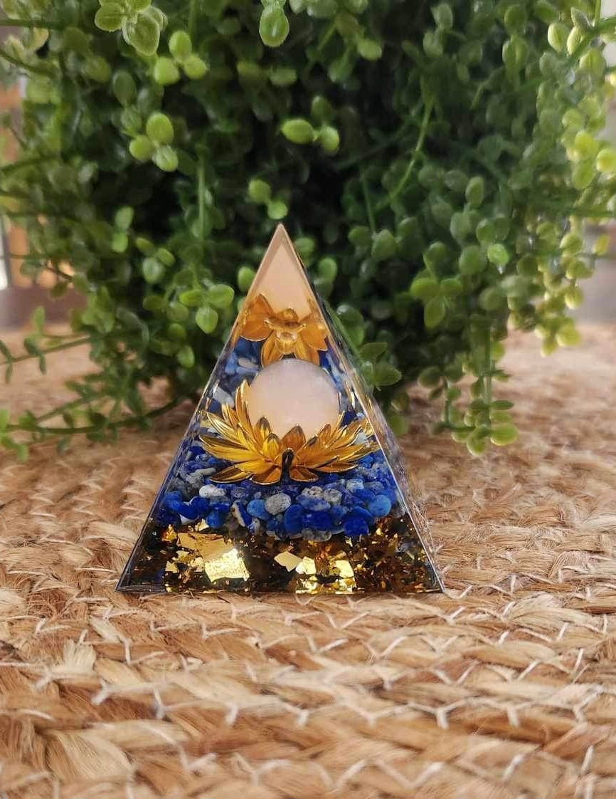 Pyramide Orgonite Lapis Lazuli