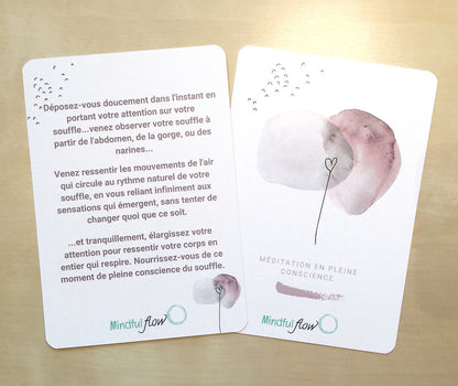 Cartes méditatives - Pleine conscience, Automne et Hiver