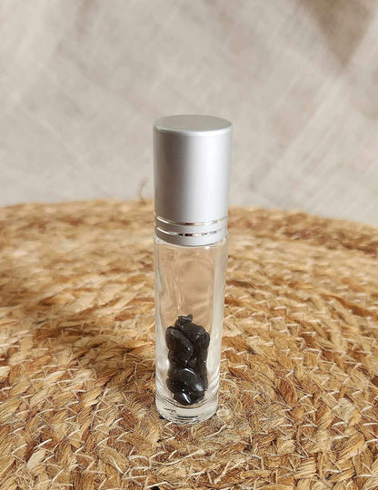 Roll-on avec pierres pour huile essentielle