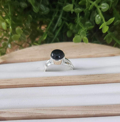 Bague Black Star (Sapphire noir étoilé)