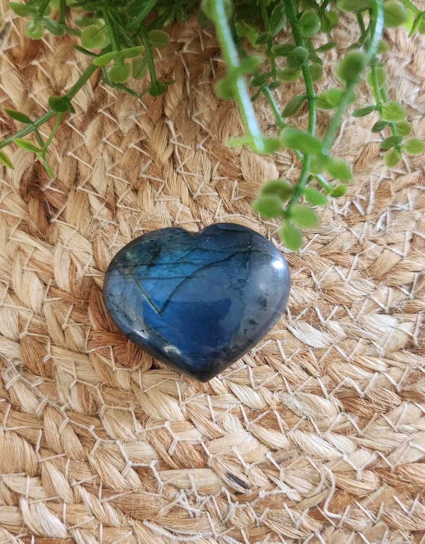 Coeur en Labradorite