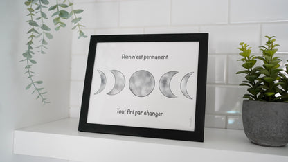 Oeuvre imprimée - Changement lunaire