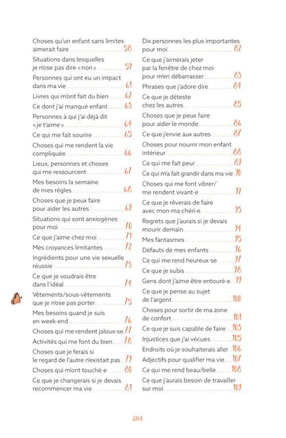 Mon carnet d’autothérapie - 222 listes pour : apprendre à mieux vous connaître, surmonter vos blocages et prendre soin de vous