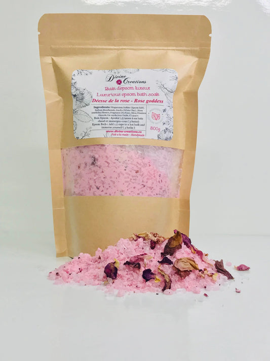 Sel de bain - Déesse de la rose