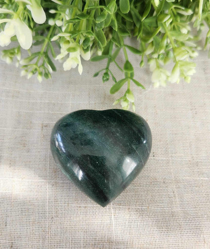 Coeur en Aventurine verte