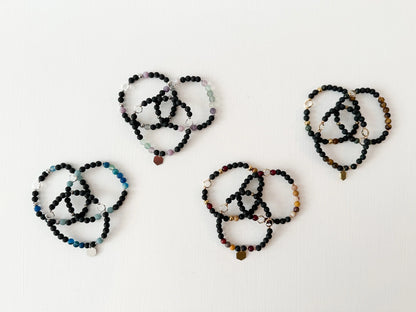 Élément - FEU (Trio de bracelets)