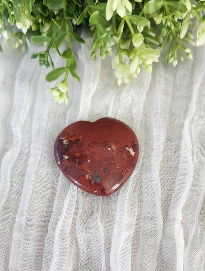 Coeur en Jaspe Bréchique