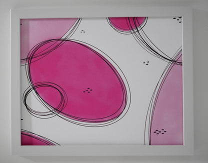 Oeuvre imprimée - Abstrait rose