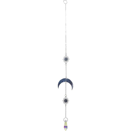 Capteur de lumière cristaux Lune/Étoile