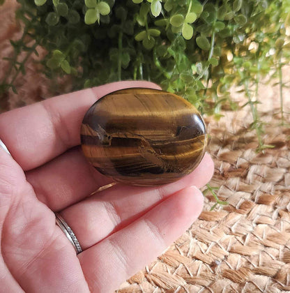 Pierre de paume en Oeil de tigre