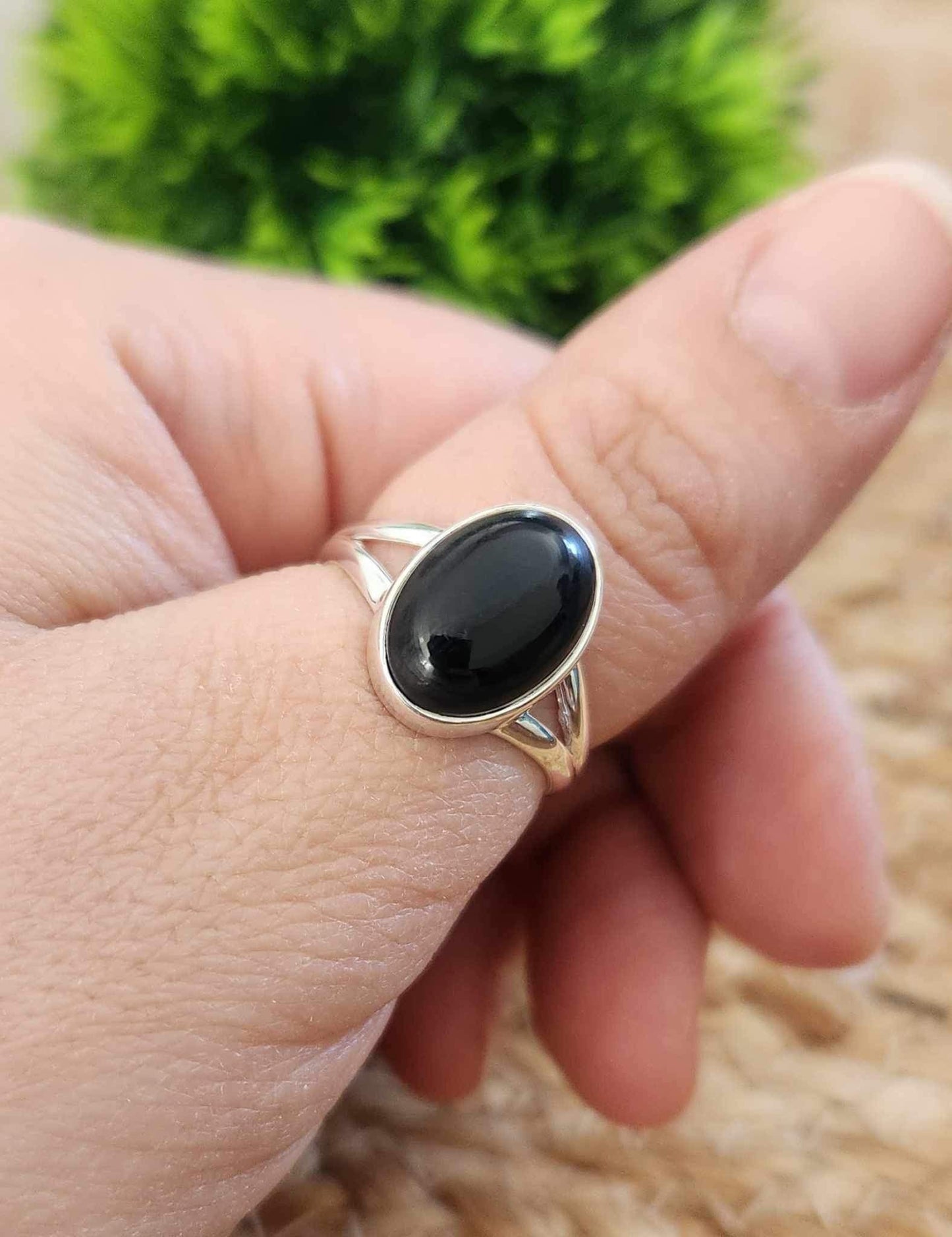 Bague Obsidienne