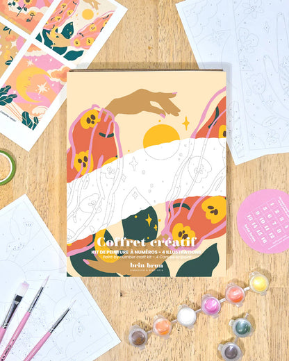 Coffret créatif - kit de peinture à numéro Ambiance Astral