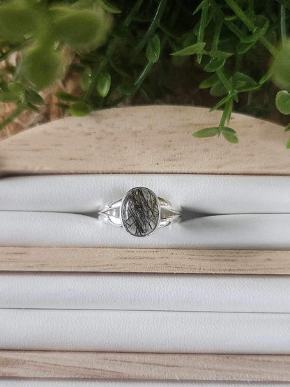 Bague Quartz Tourmaline