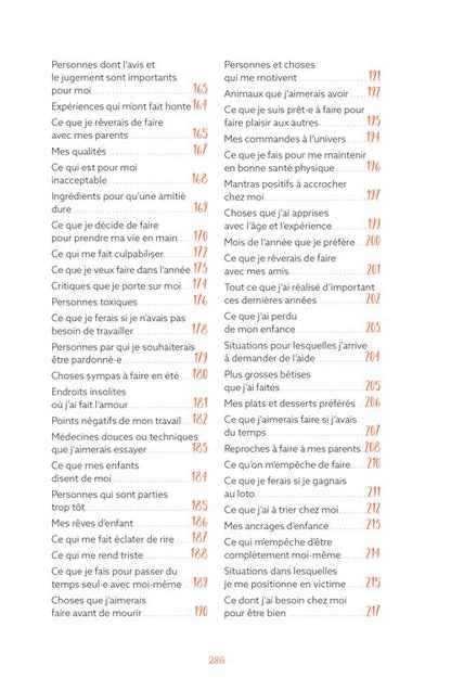 Mon carnet d’autothérapie - 222 listes pour : apprendre à mieux vous connaître, surmonter vos blocages et prendre soin de vous