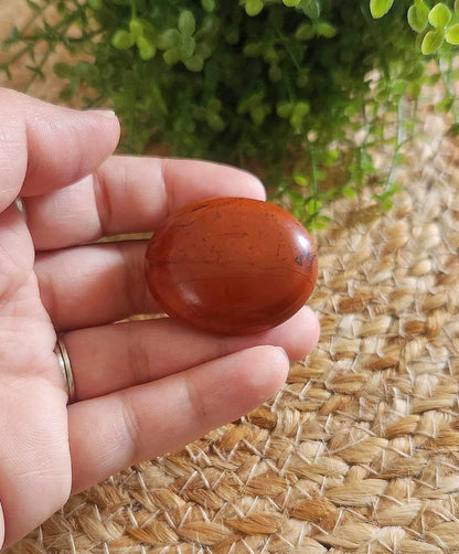 Pierre de paume en Jaspe rouge