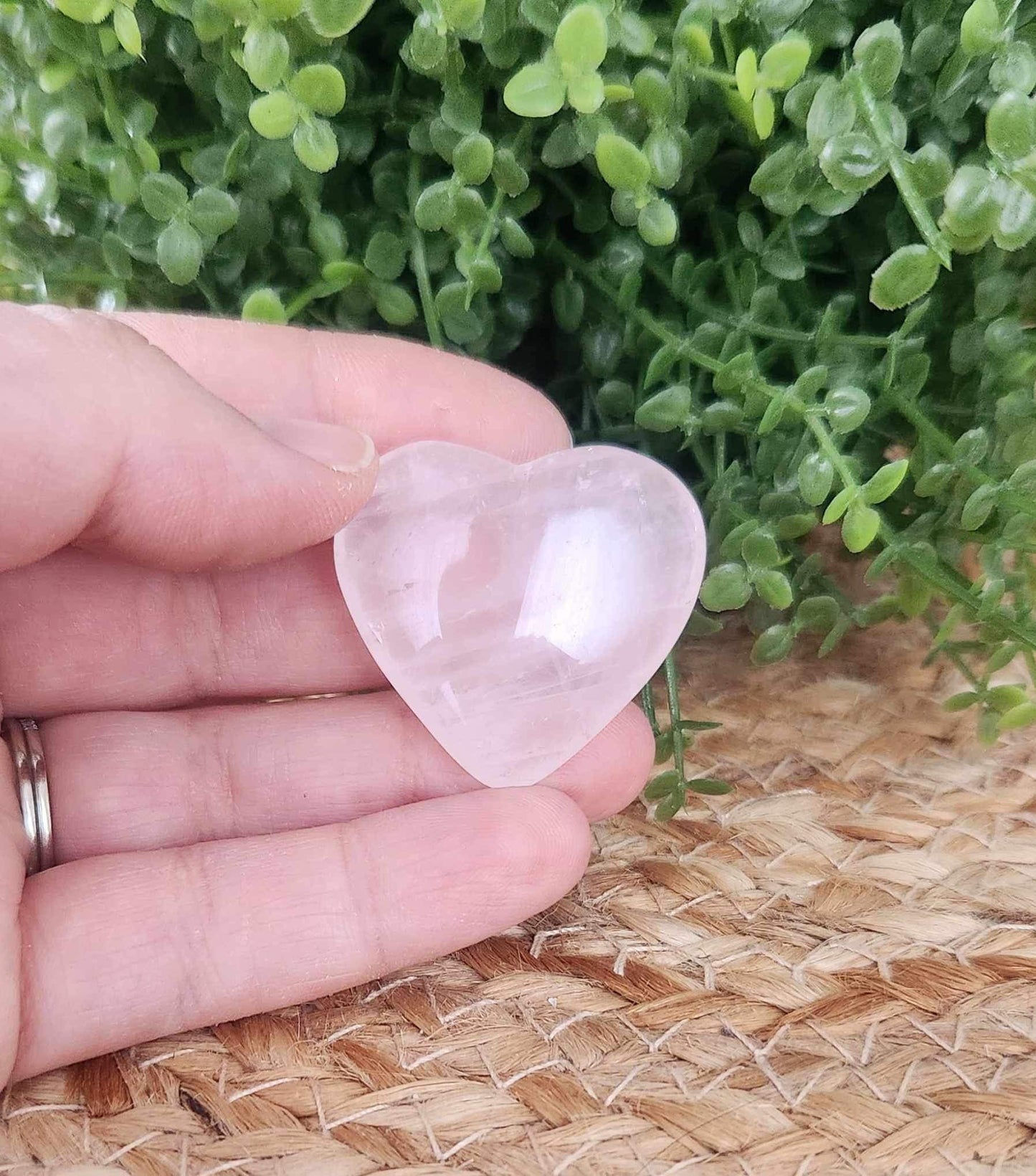 Coeur en Quartz clair