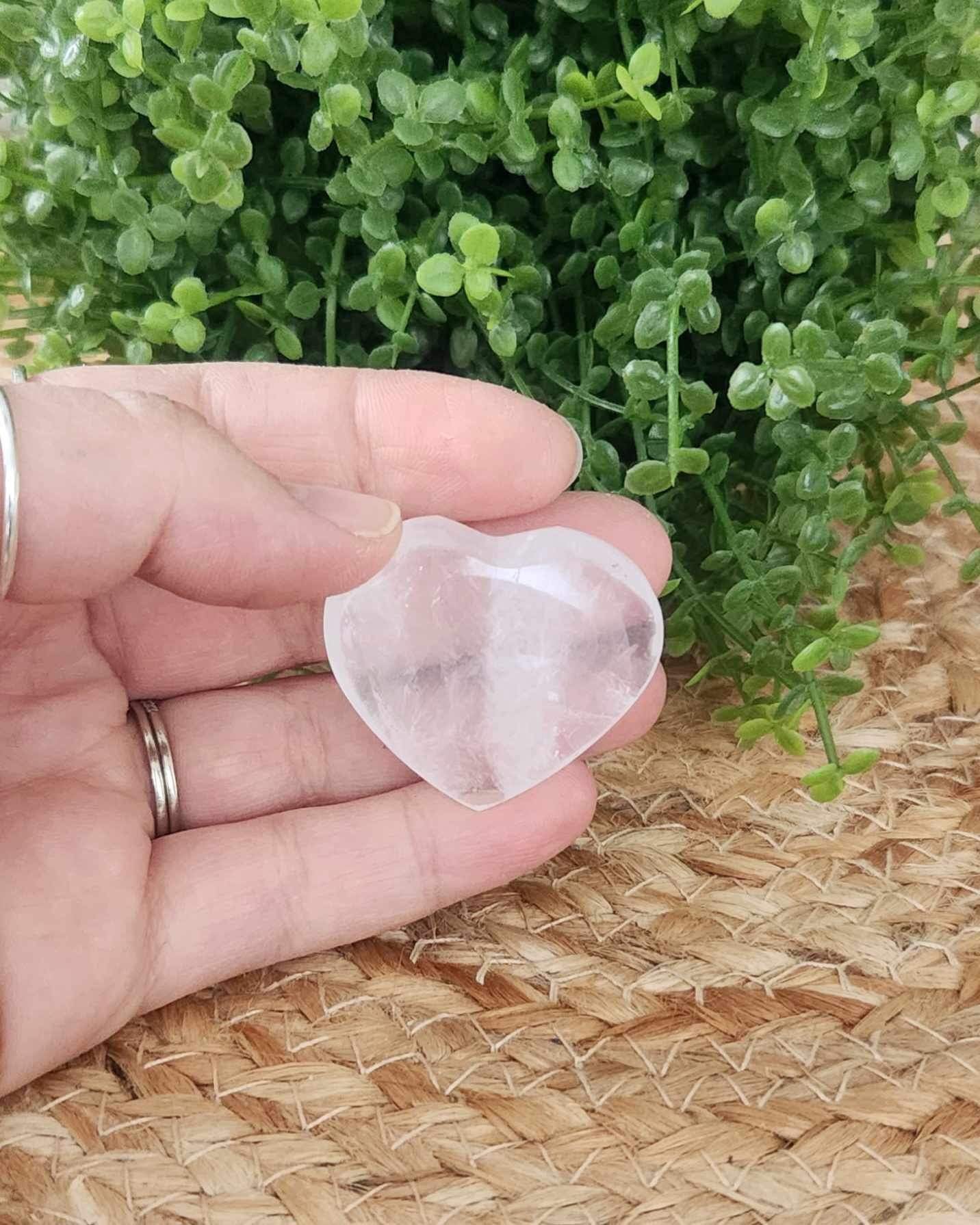 Coeur en Quartz clair