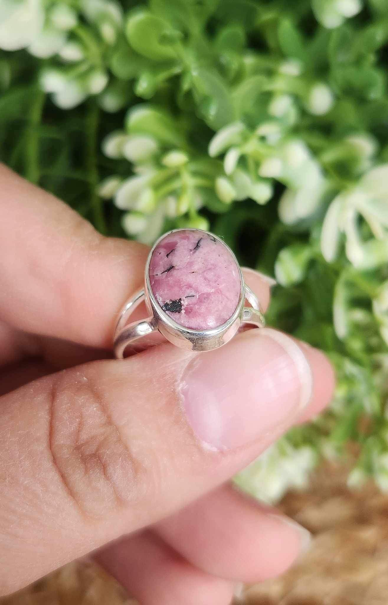 Bague Rhodonite