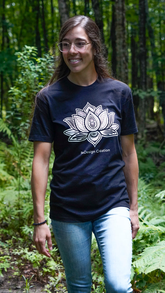 T-shirts adulte - Lotus Mandala *défaut impression*