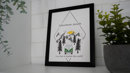 Oeuvre imprimée - Adventure awaits - Wesfalia