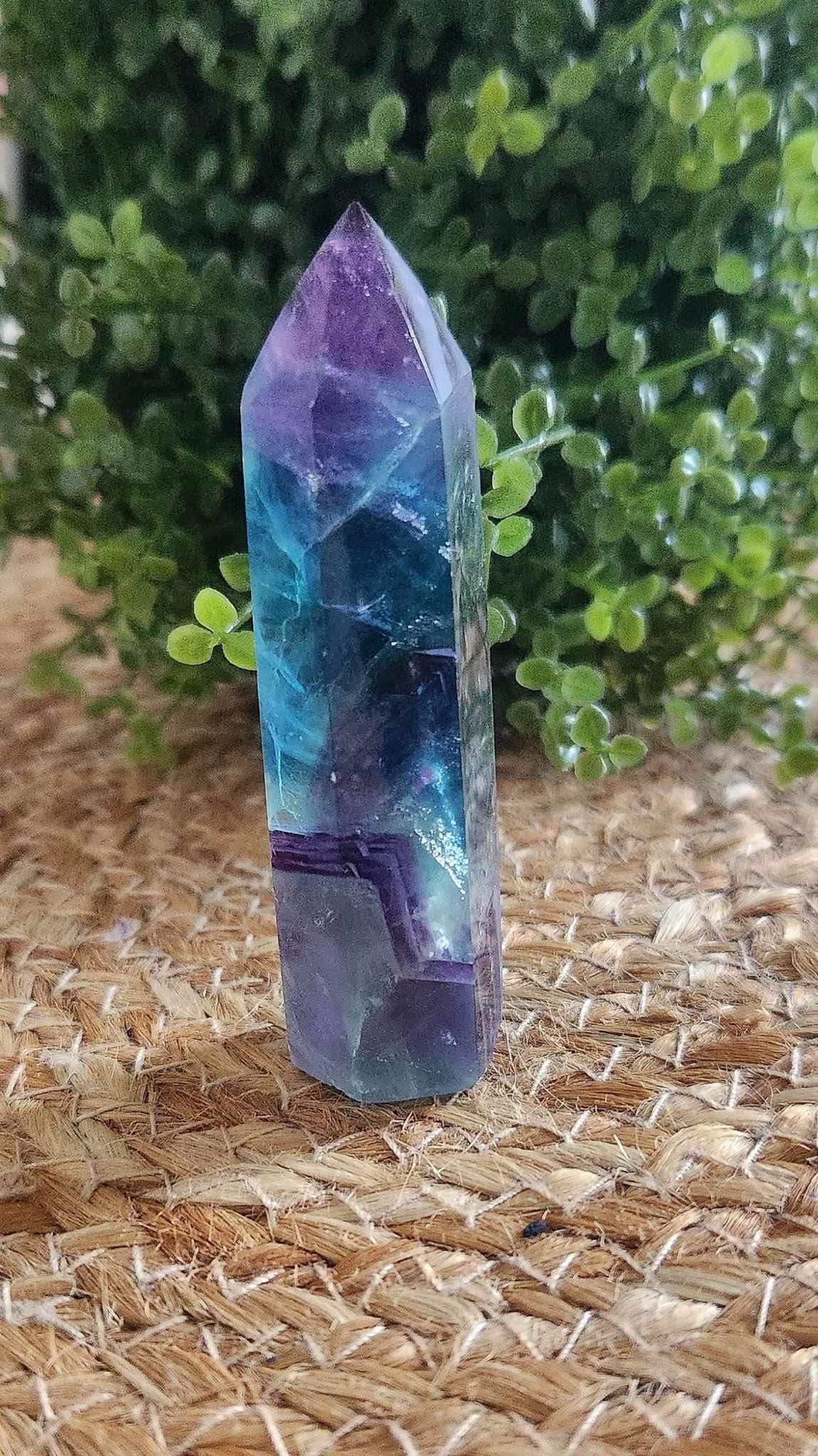 Pointe en Fluorite