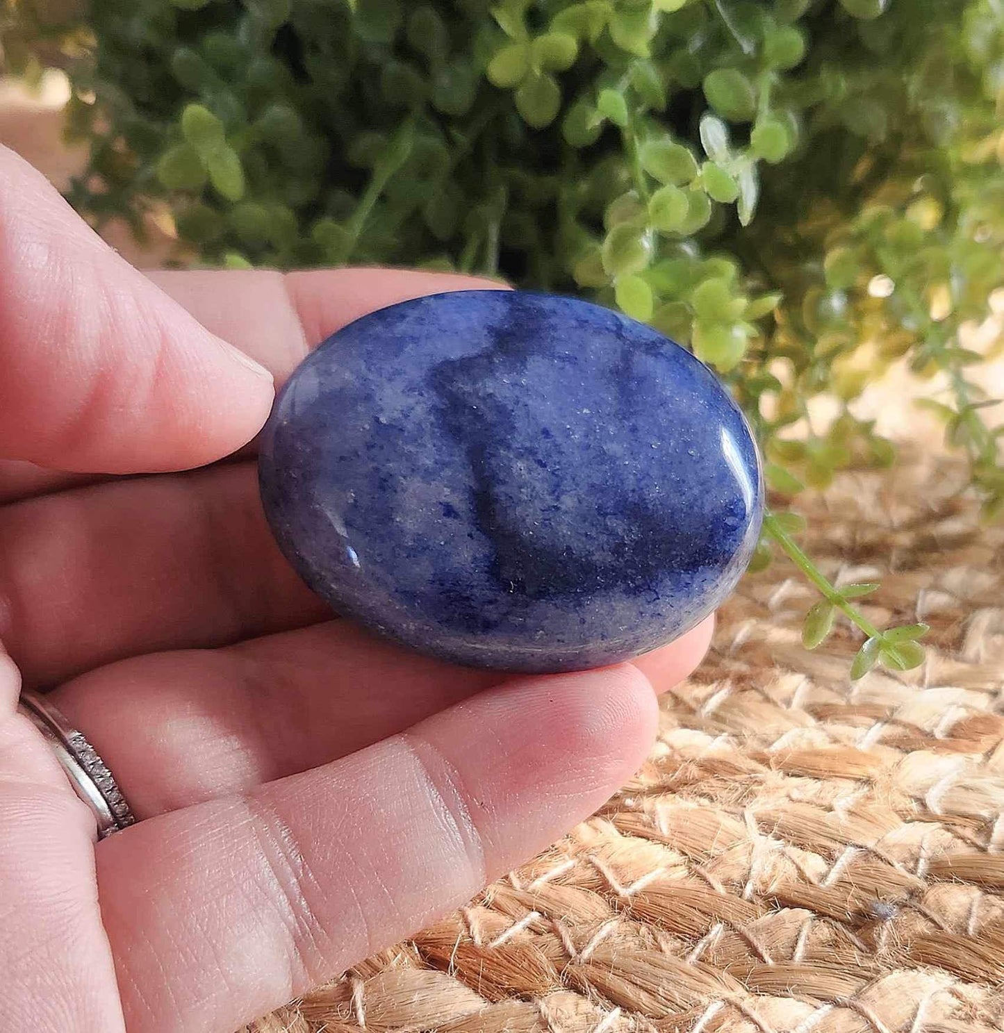 Aventurine bleu de paume