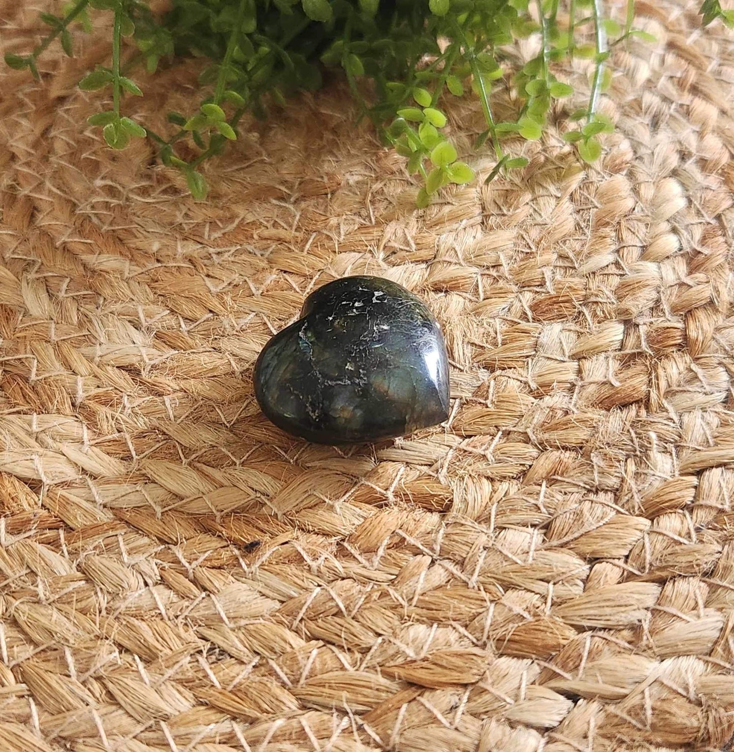 Coeur en Labradorite