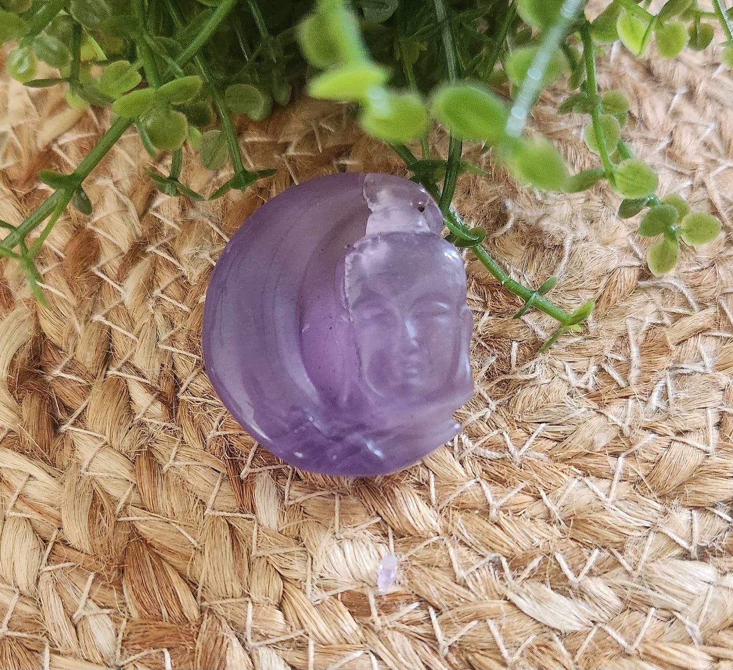 Bouddha lune Fluorite