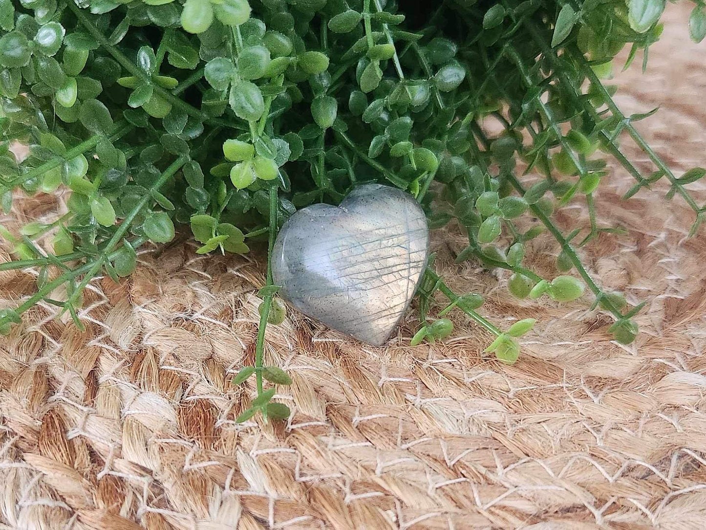 Coeur en Labradorite