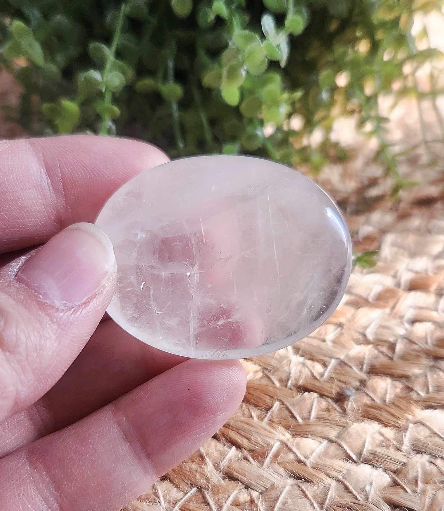 Quartz clair de paume