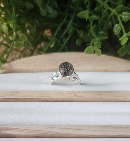 Bague Quartz Tourmaline