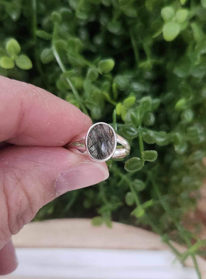 Bague Quartz Tourmaline