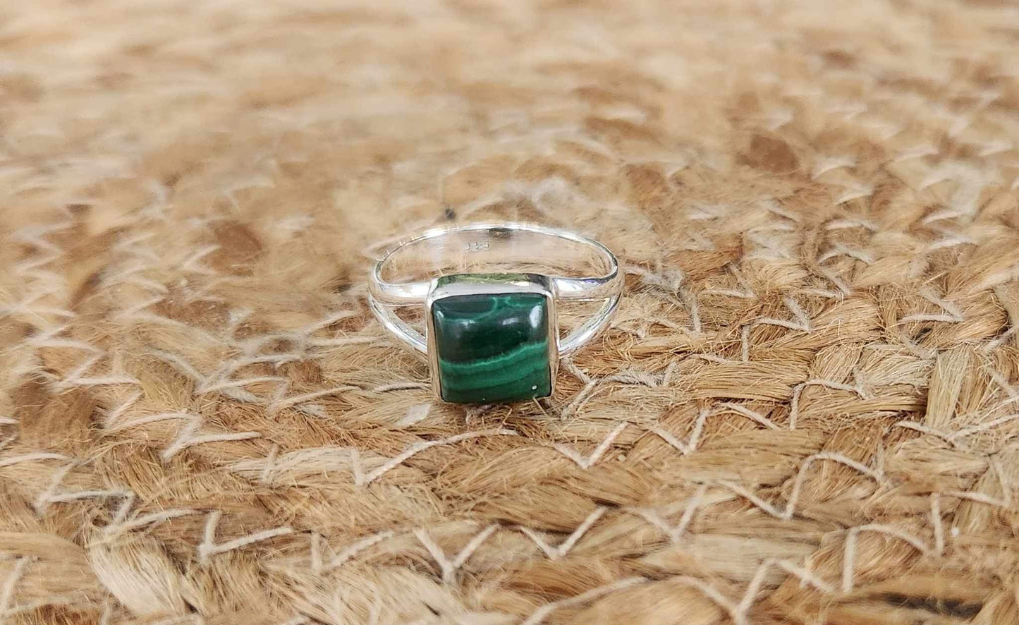 Bague Malachite