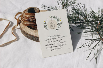 Carte de souhaits - La Maison du coeur