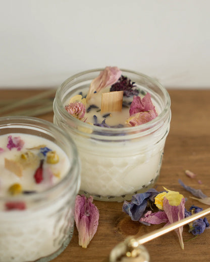 Coffret créatif - Ensemble de fabrication de bougies florales