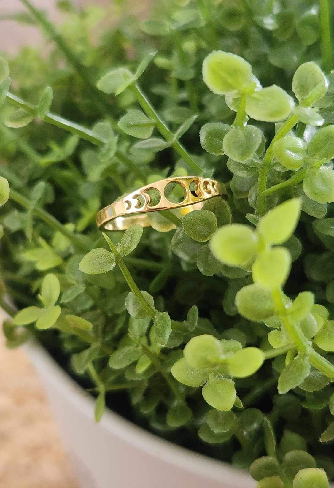 Bague Phase lunaire gold