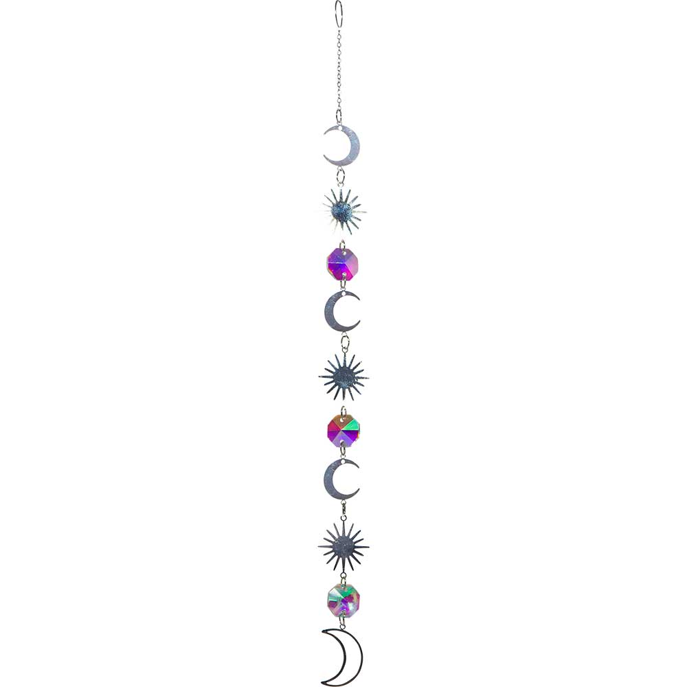 Capteur de lumière cristaux Soleil/Lune
