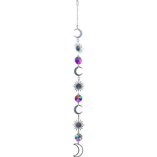 Capteur de lumière cristaux Soleil/Lune