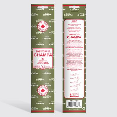 Encens Champa Sweetgrass (Foin d’odeur)