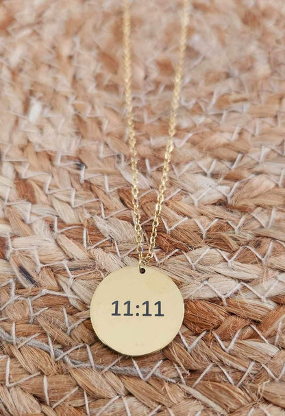 Collier Cercle 11:11 gold