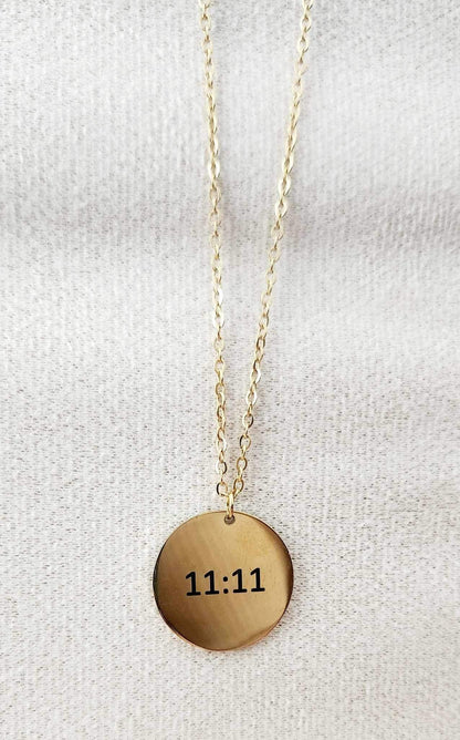 Collier Cercle 11:11 gold